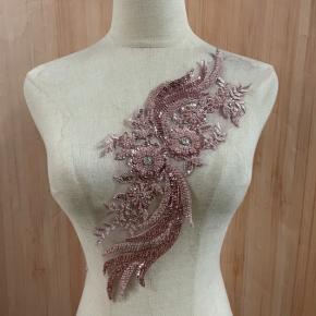 Sequin Rice Beads Pair Flowers