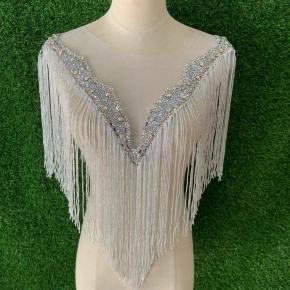 fringed collar floral shawl