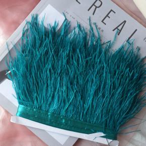colorful ostrich edging