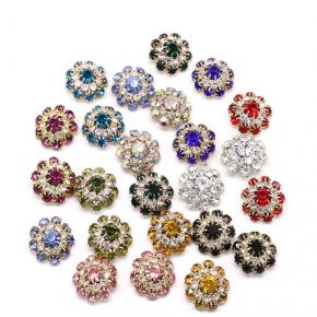 Round welded mushroom metal buttons