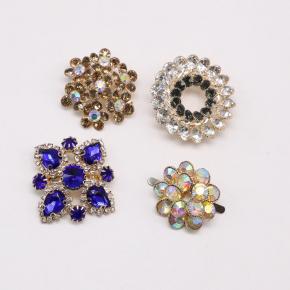 Rhinestone buttons