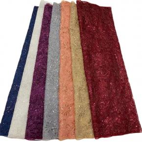 Sequin mesh fabric