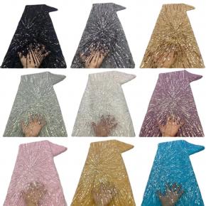 Beaded Lace Fabric