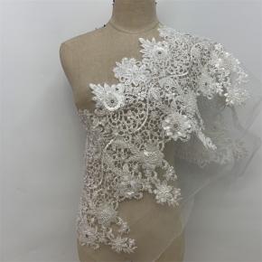 Embroidered sequin lace