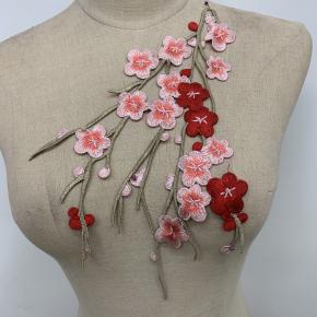 Plum Blossom Embroidery Patch