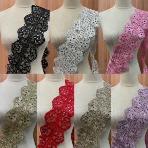 Pentagram hot drill lace