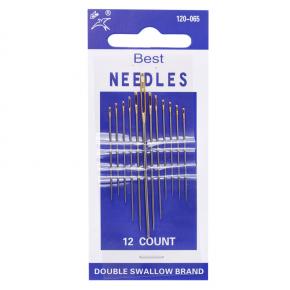 Gold tail hand sewing needle Needle-free side hanging needle