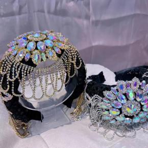 Exquisite exotic charm rhinestone fringe headband