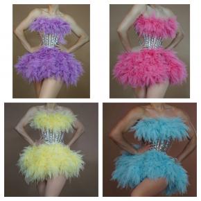 Birthday costume diamond performance costume multi-layer lace rhinestone waist tutu skirt cute sweet evening dress stage