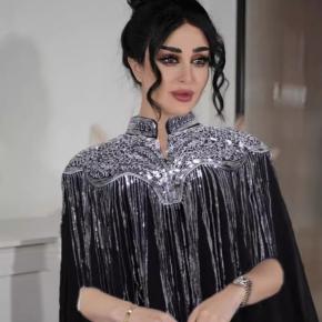 2024 Saudi Middle East Muslim Sequins Tassel Heavy Two-piece Suit Dress Robe National Costume for Women