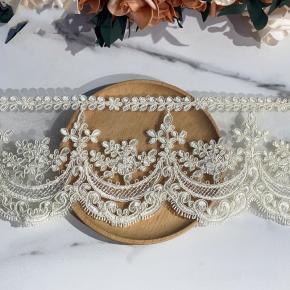  精美车骨刺绣花边 礼服童装 重工洛丽塔家纺桌布装饰水溶 蕾丝花边