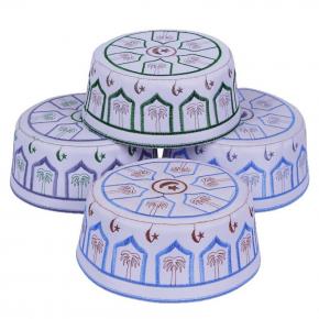 Weekend hat Hui men's new breathable mesh hat ethnic style Hui men's hat round brim men's Hui ethnic mesh Hui Hui thin style