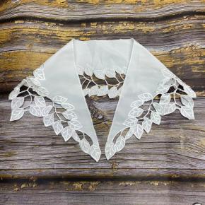 水溶牛奶丝花边涤纶镂空领口配饰领花白色衣领服装辅料蕾丝绣花