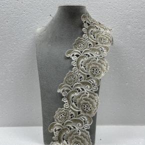 晚礼服装饰3D刺绣蕾丝饰边