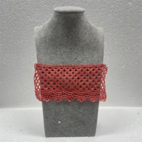 高品质聚酯刺绣波浪水溶性花朵蕾丝花边