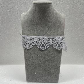 牛奶丝绸法国蕾丝面料水溶性花卉薄纱用于婚礼花边时尚