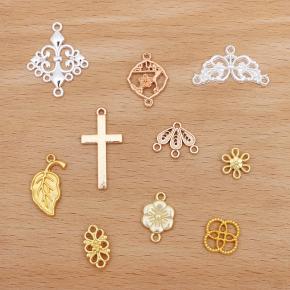 合金细小配件多种风格14k吊坠装饰