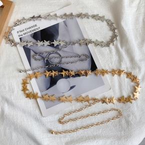 Belt, Women's New Versatile Pentagram Decoration Waist Chain, Versatile Dress Design, Student Personality Chain