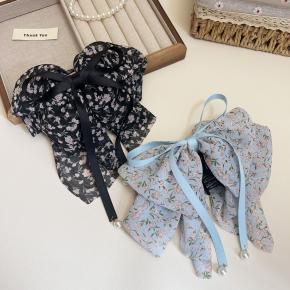 Ribbon Princess Head Gripping Female Fragrant Flower Show Face Small Female Bride Headwear Bow