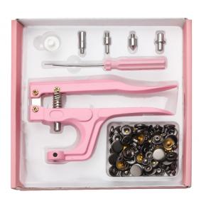 金属按扣手压机-12.5毫米铜按扣紧固件，礼品盒套装，安装工具