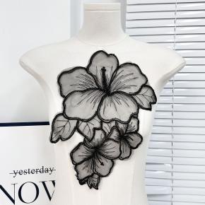 时尚网纱刺绣花朵布贴新款衬衫衣服毛衣修补破洞补丁辅料