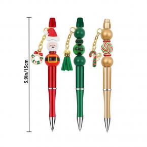 圣诞刺绣PVC珠子串球笔套装环保功能