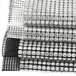 网钻5mm 52排方格网全A水钻 服装辅料鞋帽鞋包DIY饰品配件