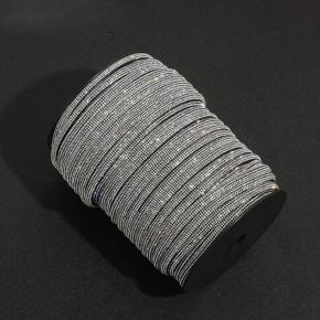 新款圆管水钻钻条发饰服装箱包鞋帽装饰饰品配件