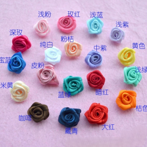 15MM无叶小玫瑰 带花材料立体饰品配件手工头饰材料