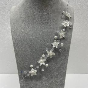 European and American bridal headdress handmade pearl flower headband Korean style hair studio makeup bridal wedding accessories headband