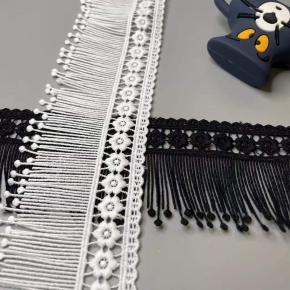 水溶牛奶丝条码花边 流苏面料 洛丽塔婚纱服装辅料