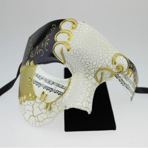 独眼男女狂欢节复古塑料半面面具