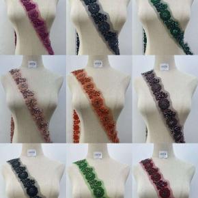 刺绣亮片珠饰蕾丝 金色亮片刺绣花边 用于服装配饰