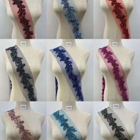 刺绣亮片珠饰蕾丝花边用于服装配饰