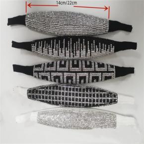 时尚水钻水晶鞋头装饰配饰 女装鞋批发