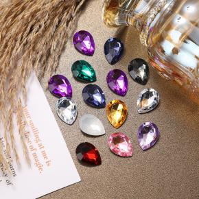 Acrylic Pointed Bottom Drop Rhinestone Spot Wholesale Non-Porous Multi-Size Shape Eco-Friendly Loose Rhinestones