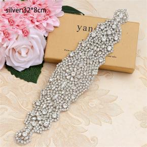 Hand-Stitched Adhesive Rhinestone Patch Garment Accessories Street Style Four Seasons Use