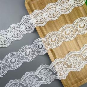  Lace Embroidery Mesh Floral Pattern Formal Clothing Decoration Accessories Wedding Dress Water Soluble Milk Silk Lace