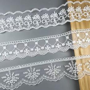 Milk Silk Floral Embroidery Mesh Lace Clothing Hair Accessories Handmade Soft Lace Casual Bags Shoes Wholesale