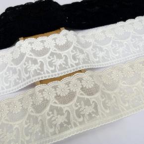  Width 10cm White Apricot Black Clothing Sofa Curtain Fabric Gourd Embroidery Lace Casual/Formal Floral Pattern