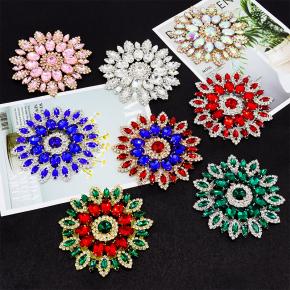  Flatback Rhinestone Chain Accessories with Horse Eye Rhinestone Sunflower Decorative Claw Design for Bags