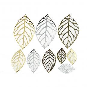 DIY Jewelry Accessories Large Medium Small Leaf Flower Pieces Leaves Hairpin Hair Stick Step Shake Film and Television Style Phoenix Crown Materials