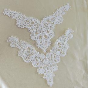 Polyester Water-soluble Embroidery Lace Flower Wedding Dress Headdress Accessories Material 