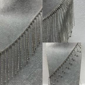 新款时尚环保水晶串珠网格链条服饰配饰，适用于包袋与鞋子