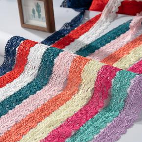 High Quality Traditional Floral Embroidered Lace 4cm Width for Clothing Accessories