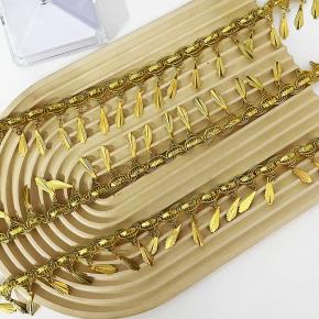 Gold Silver Polyester Luxury Vintage Ethnic Style Tassel Lace 4.5cm Water Soluble Stage Dress Costume Hem Headdress Accessories