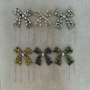  Butterfly Tassel Self-Adhesive Rhinestone Fabric Patches Street Style Four Seasons Accessories for Shoes Hats Clothing