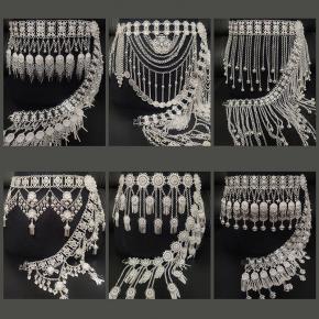 Ethnic Style Versatile Miao Dong Silver-Plated Alloy Waist Chain New Travel Photography Dance Waist Accessory
