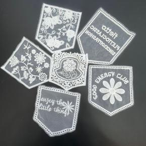 Fashion Hot Sale Lace Trim Pocket English Embroidery Patch Clothing Patch DIY Decorative Patch Mesh Embroidery