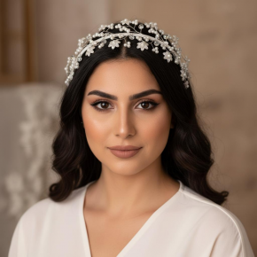 Rhinestone headband, girl's accessories dress, headdress, flower girl crown